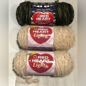 Red Heart rolls Yarn
